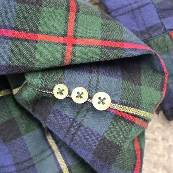 Ralph Lauren Shirt Mens 2XLT Plaid Button Down Long‎ Sleeve Red Pony Office - Picture 6 of 10